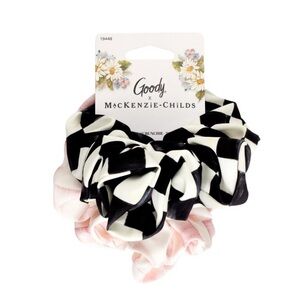 Goody x MacKenzie Childs Satin Scrunchie - Pink - 2ct